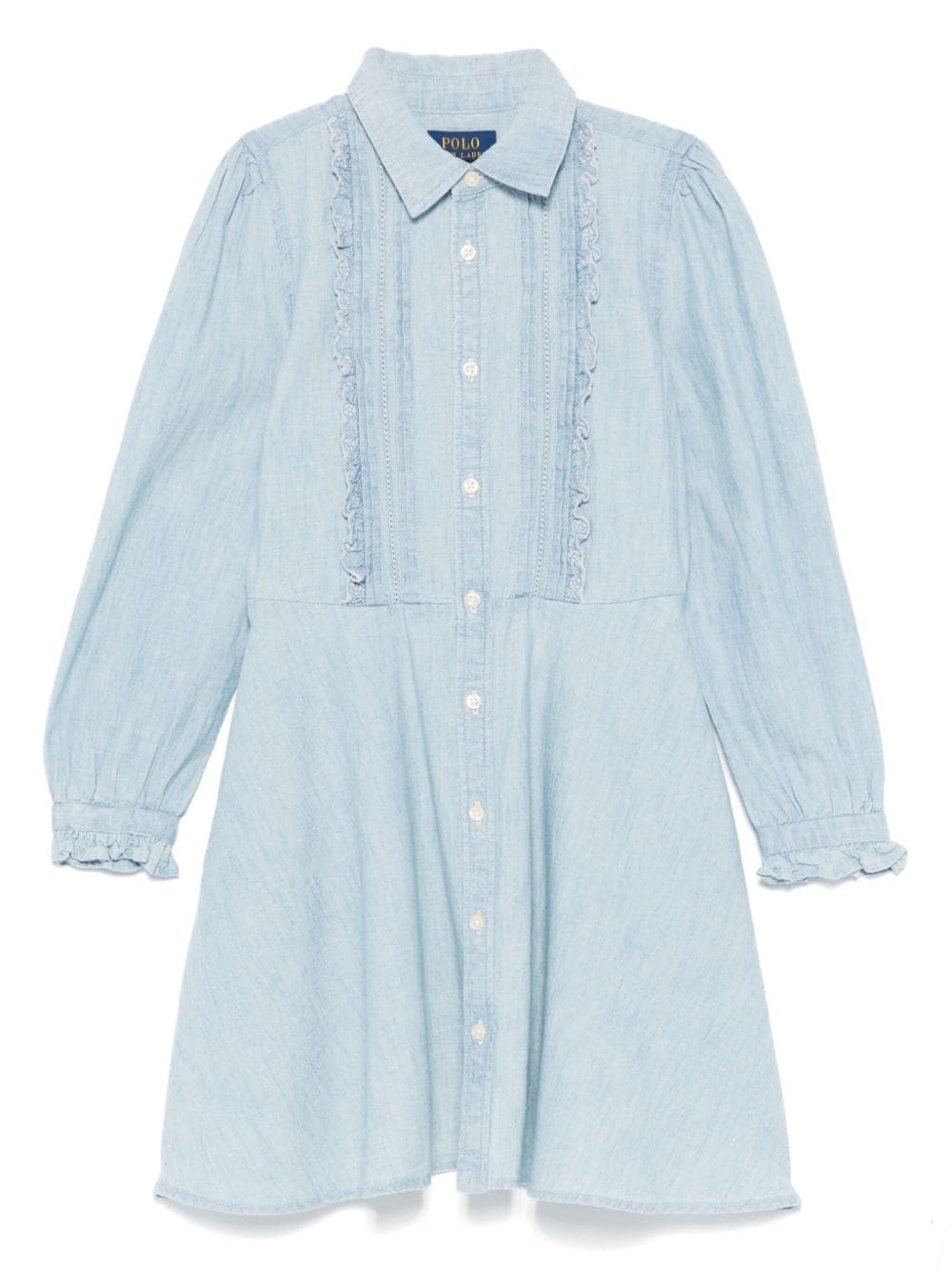 Ralph Lauren Kids chambray mini dress - Blue von Ralph Lauren Kids