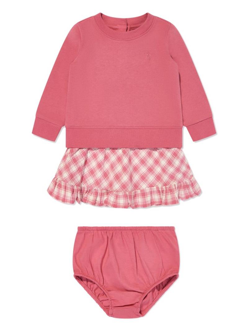 POLO RALPH LAUREN KIDS check-pattern dress - Pink von POLO RALPH LAUREN KIDS