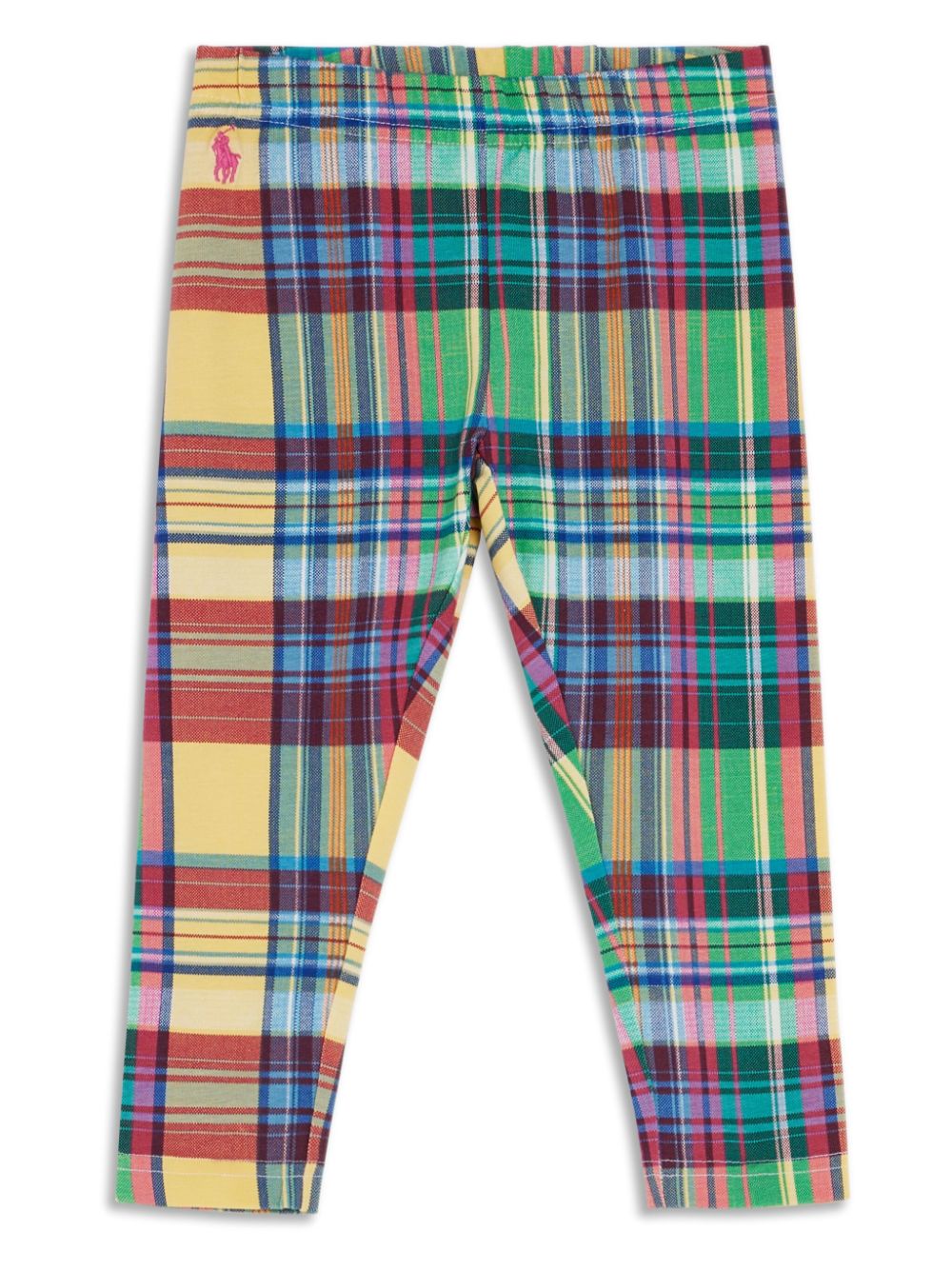 POLO RALPH LAUREN KIDS check-pattern stretch-cotton trousers - Green von POLO RALPH LAUREN KIDS