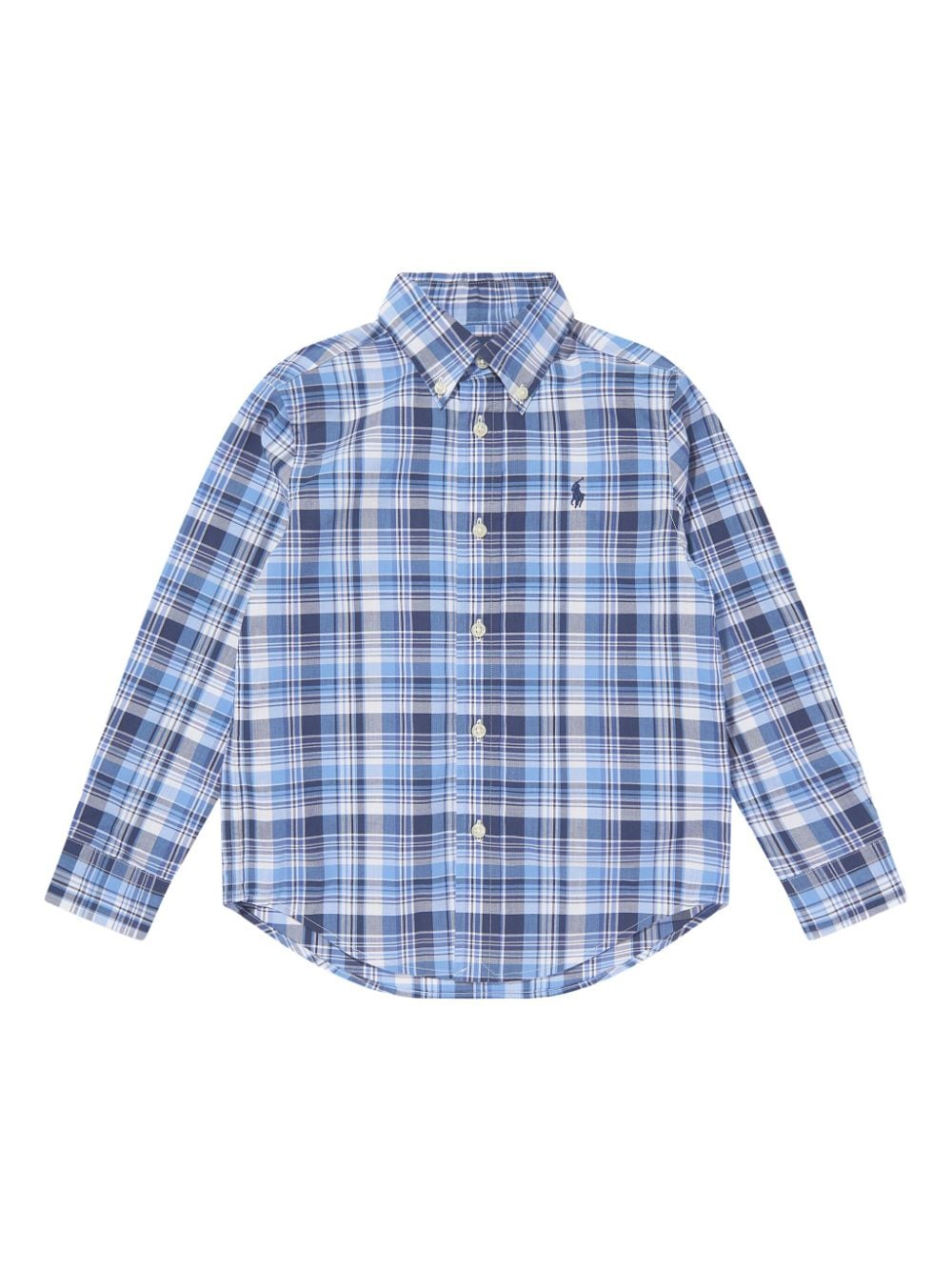 POLO RALPH LAUREN KIDS check-print shirt - Blue von POLO RALPH LAUREN KIDS