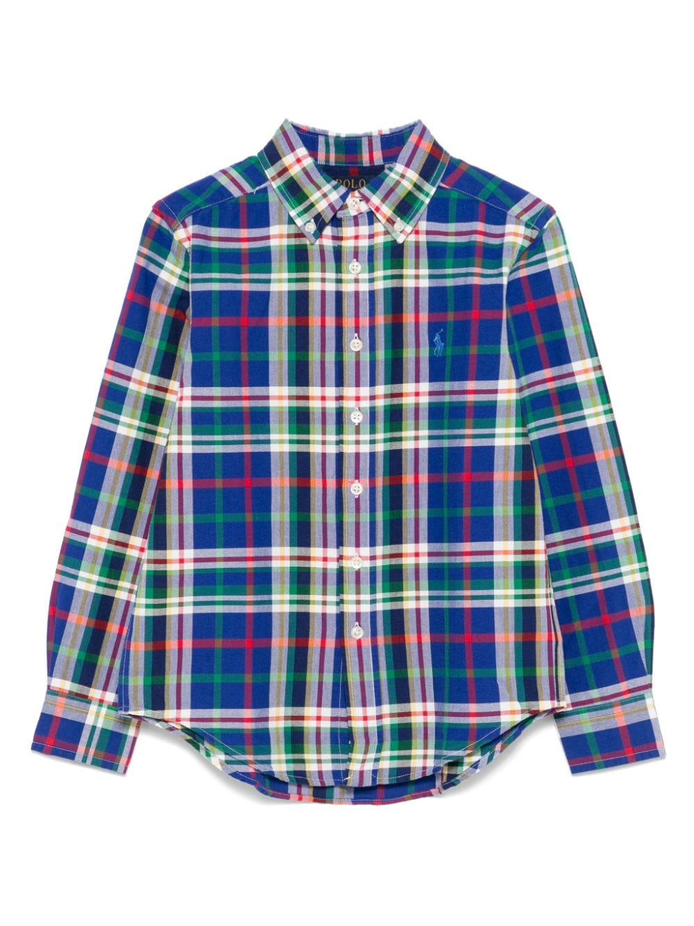 Ralph Lauren Kids checked shirt - Blue von Ralph Lauren Kids