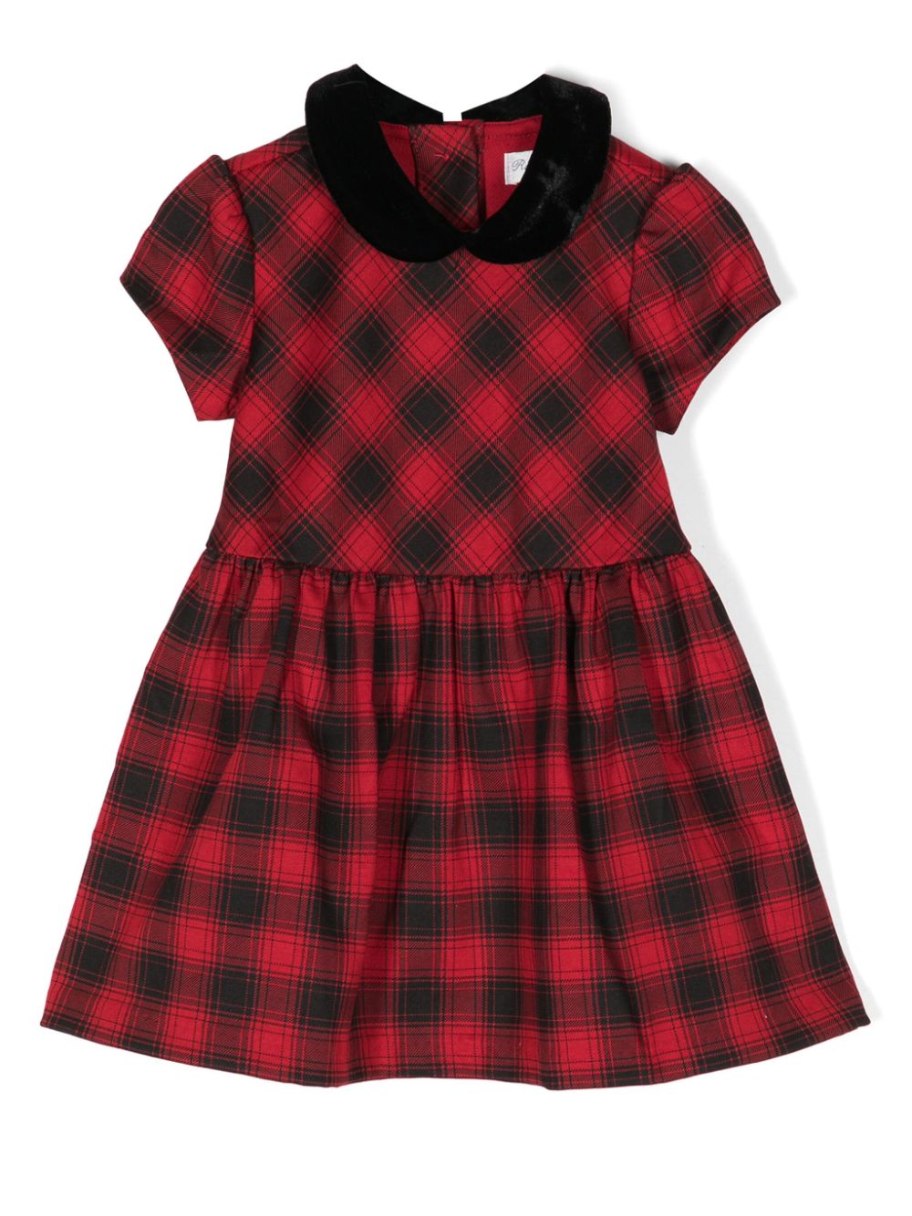 Ralph Lauren Kids checked stretch-ponte dress - Red von Ralph Lauren Kids