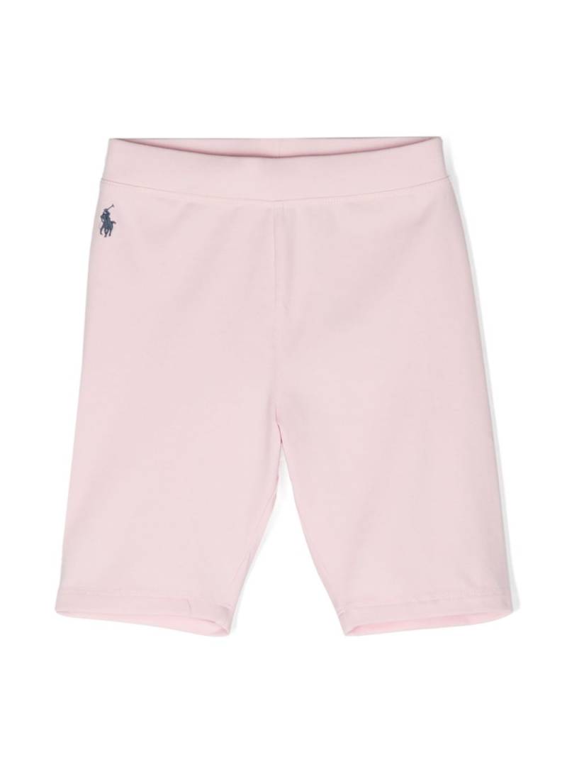 POLO RALPH LAUREN KIDS cotton-blend bike shorts - Pink von POLO RALPH LAUREN KIDS