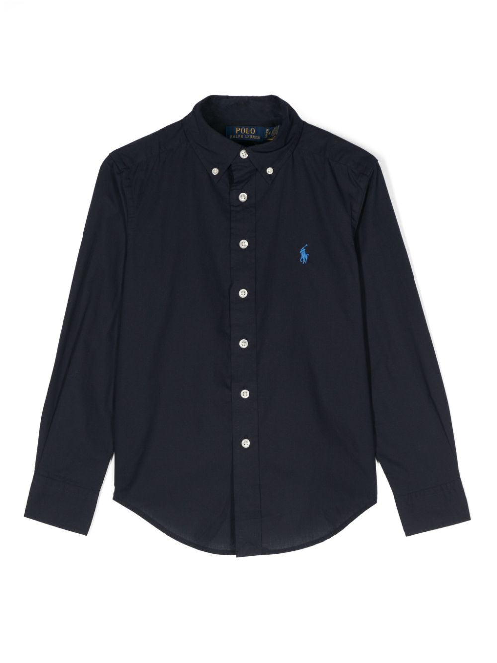 Ralph Lauren Kids cotton poplin shirt - Blue von Ralph Lauren Kids