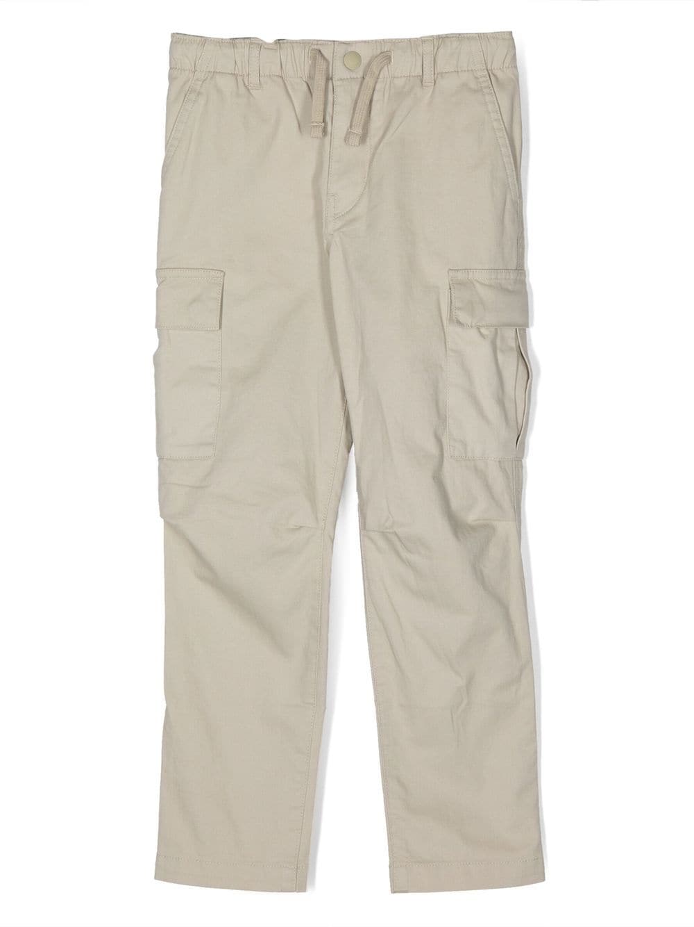 POLO RALPH LAUREN KIDS drawstring-fastening cargo trousers - Neutrals von POLO RALPH LAUREN KIDS