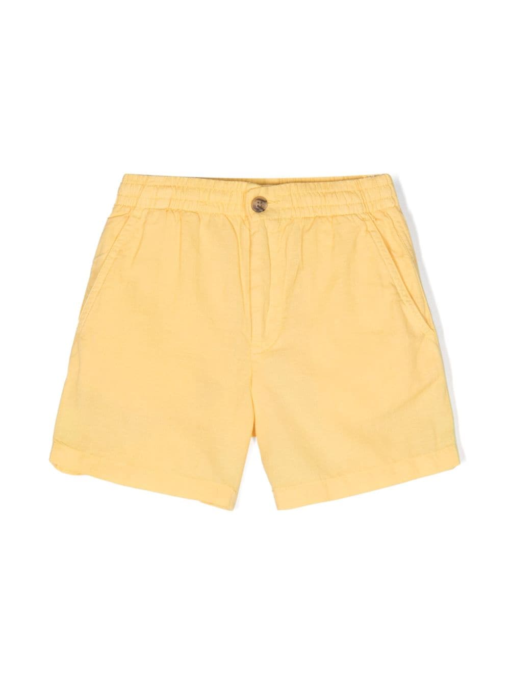 Ralph Lauren Kids elasticated-waist mid-length shorts - Yellow von Ralph Lauren Kids