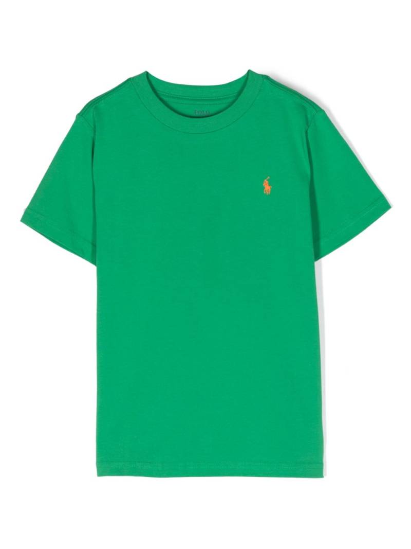 POLO RALPH LAUREN KIDS embroidered-logo cotton T-shirt - Green von POLO RALPH LAUREN KIDS