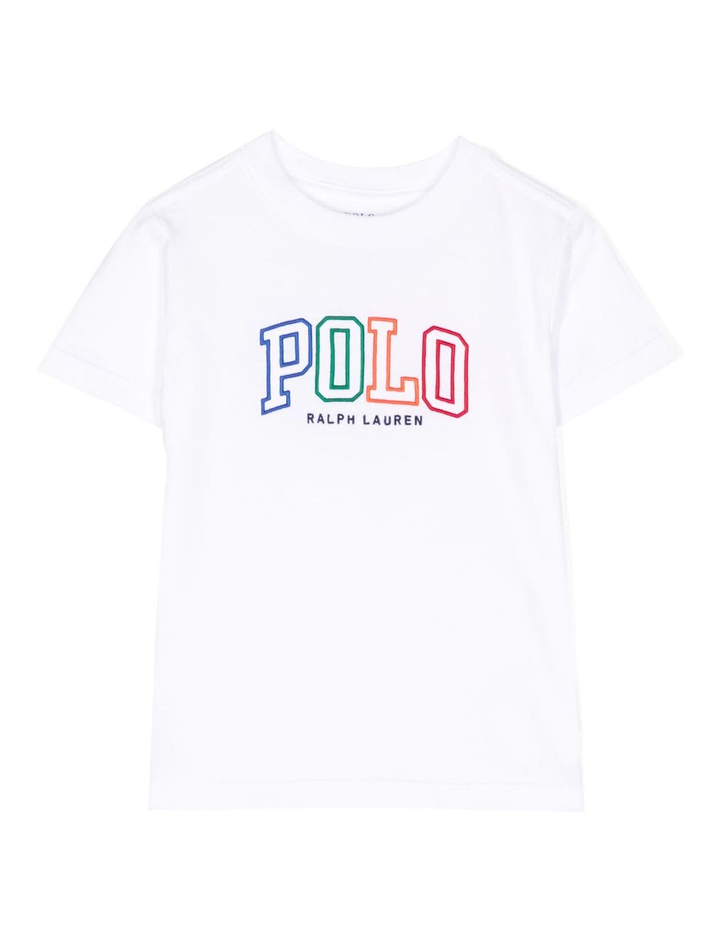 POLO RALPH LAUREN KIDS embroidered-logo cotton T-shirt - White von POLO RALPH LAUREN KIDS