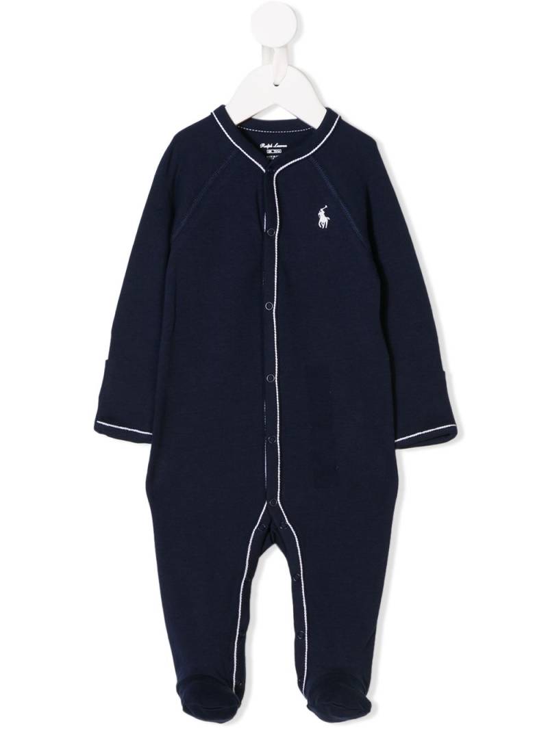 POLO RALPH LAUREN KIDS embroidered logo pajamas - Blue von POLO RALPH LAUREN KIDS