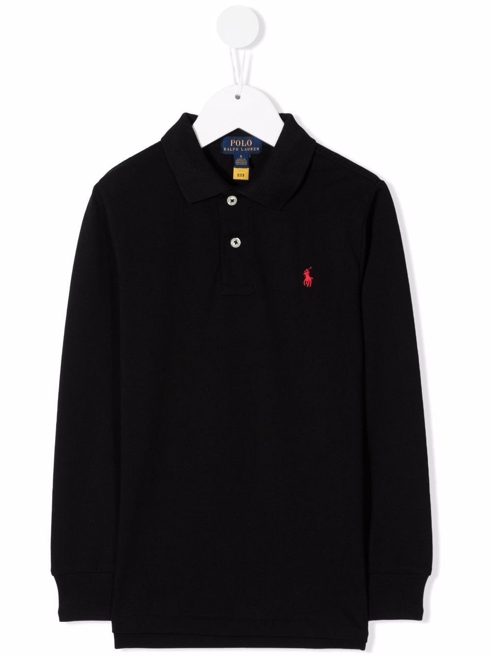 POLO RALPH LAUREN KIDS embroidered-logo polo shirt - Black von POLO RALPH LAUREN KIDS