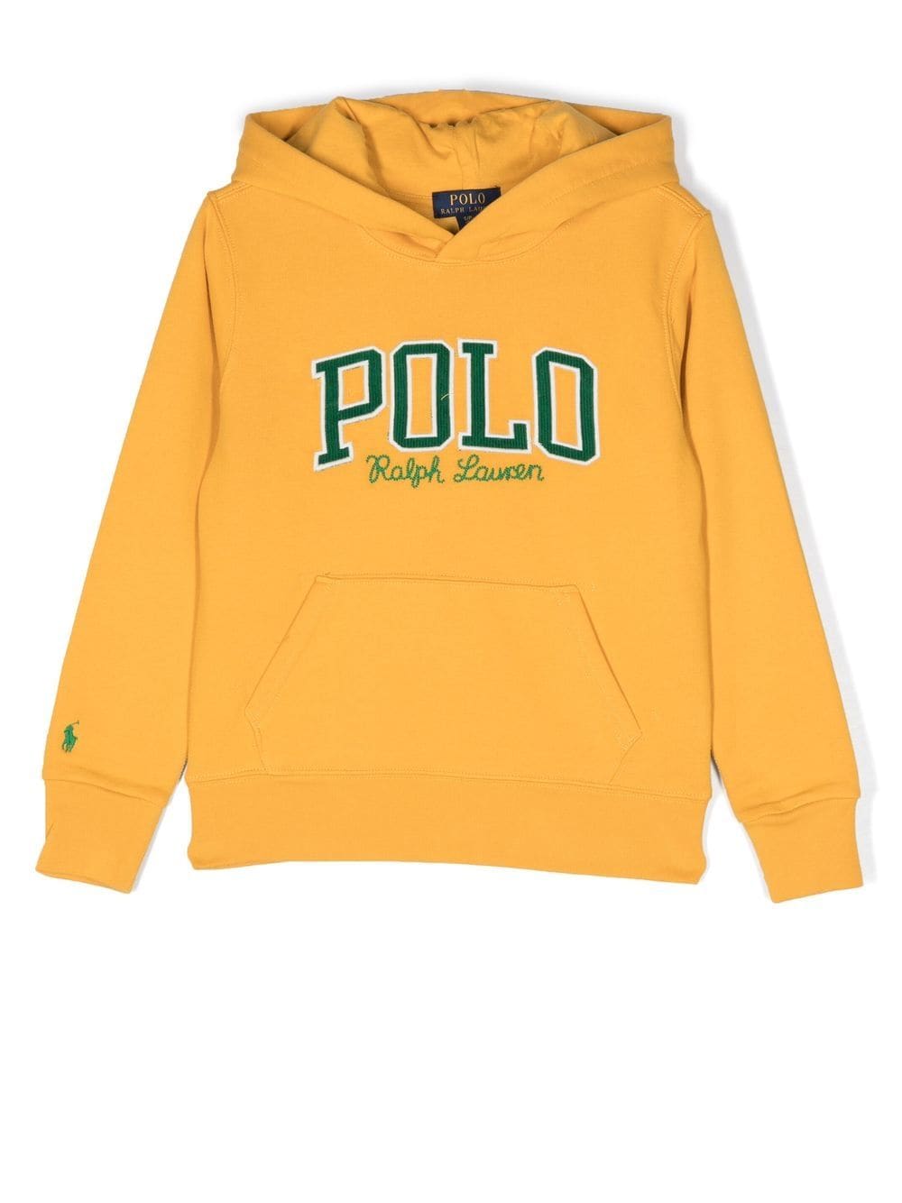 Ralph Lauren Kids embroidered-logo pullover hoodie - Yellow von Ralph Lauren Kids