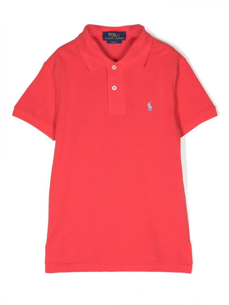 POLO RALPH LAUREN KIDS embroidered-logo short-sleeve polo shirt von POLO RALPH LAUREN KIDS