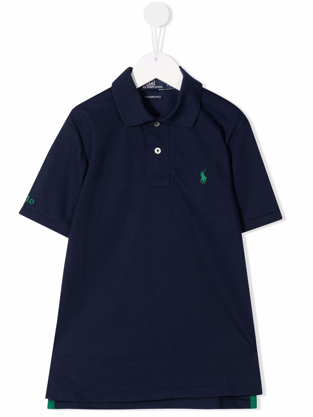 POLO RALPH LAUREN KIDS embroidered-logo short-sleeved polo shirt - Blue von POLO RALPH LAUREN KIDS