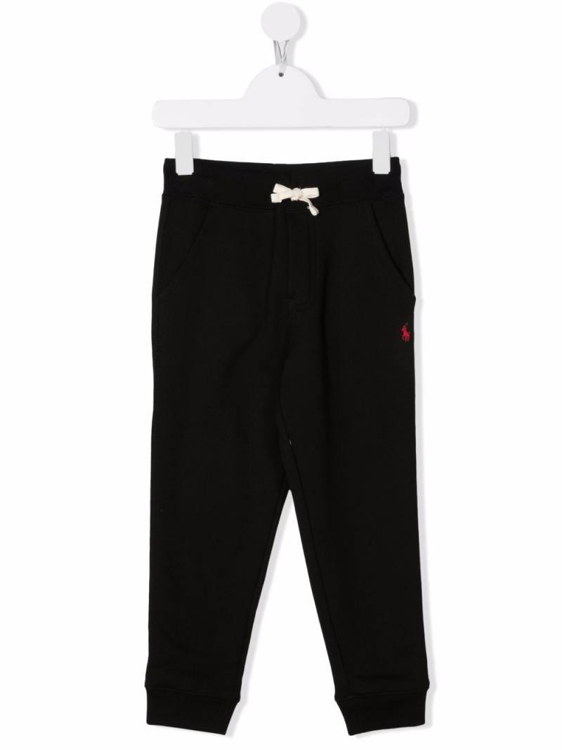 POLO RALPH LAUREN KIDS embroidered-logo track trousers - Black von POLO RALPH LAUREN KIDS