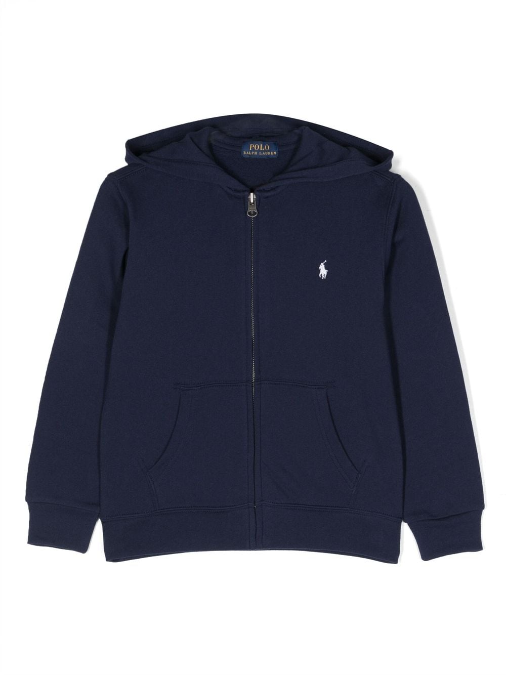 Ralph Lauren Kids embroidered-logo zip-up hoodie - Blue von Ralph Lauren Kids