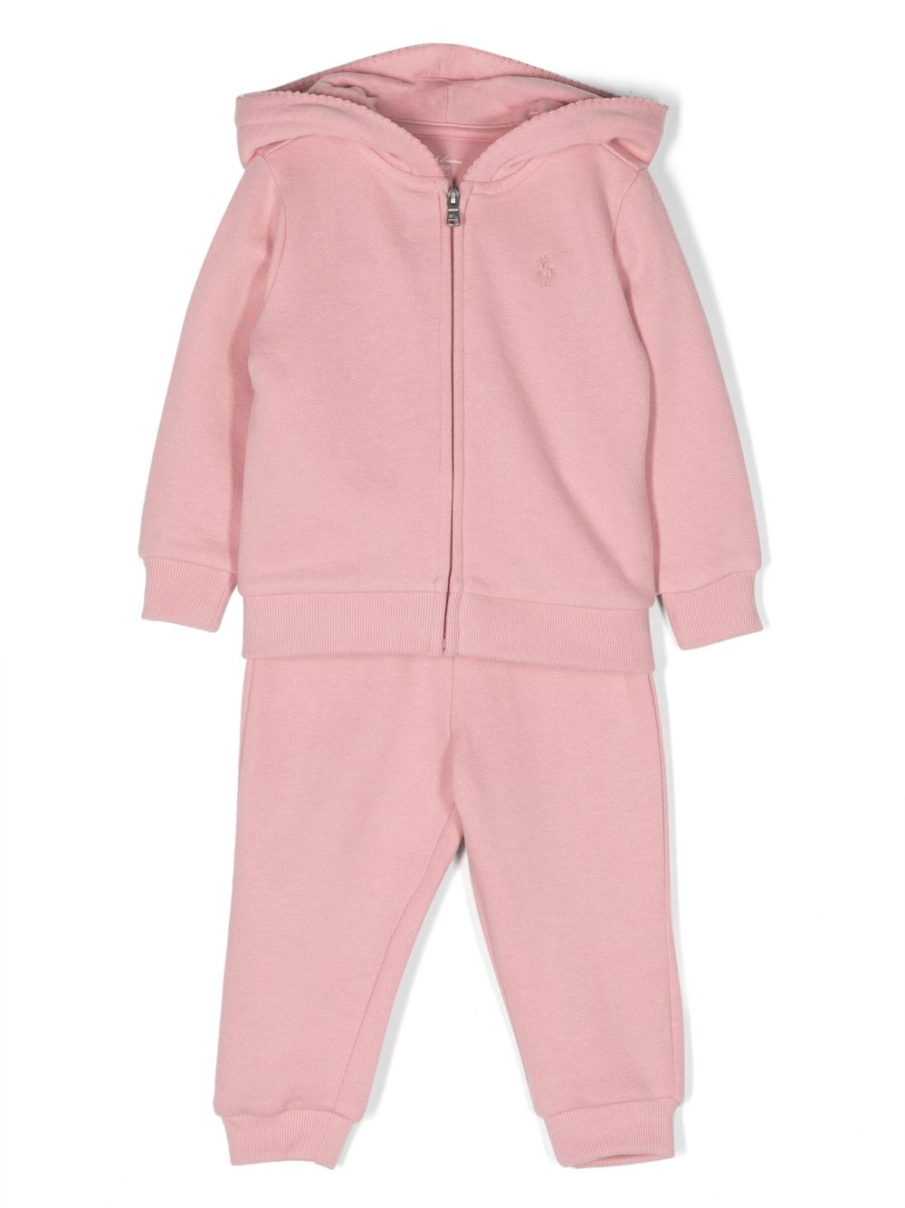 Ralph Lauren Kids embroidered-pony tracksuit set - Pink von Ralph Lauren Kids