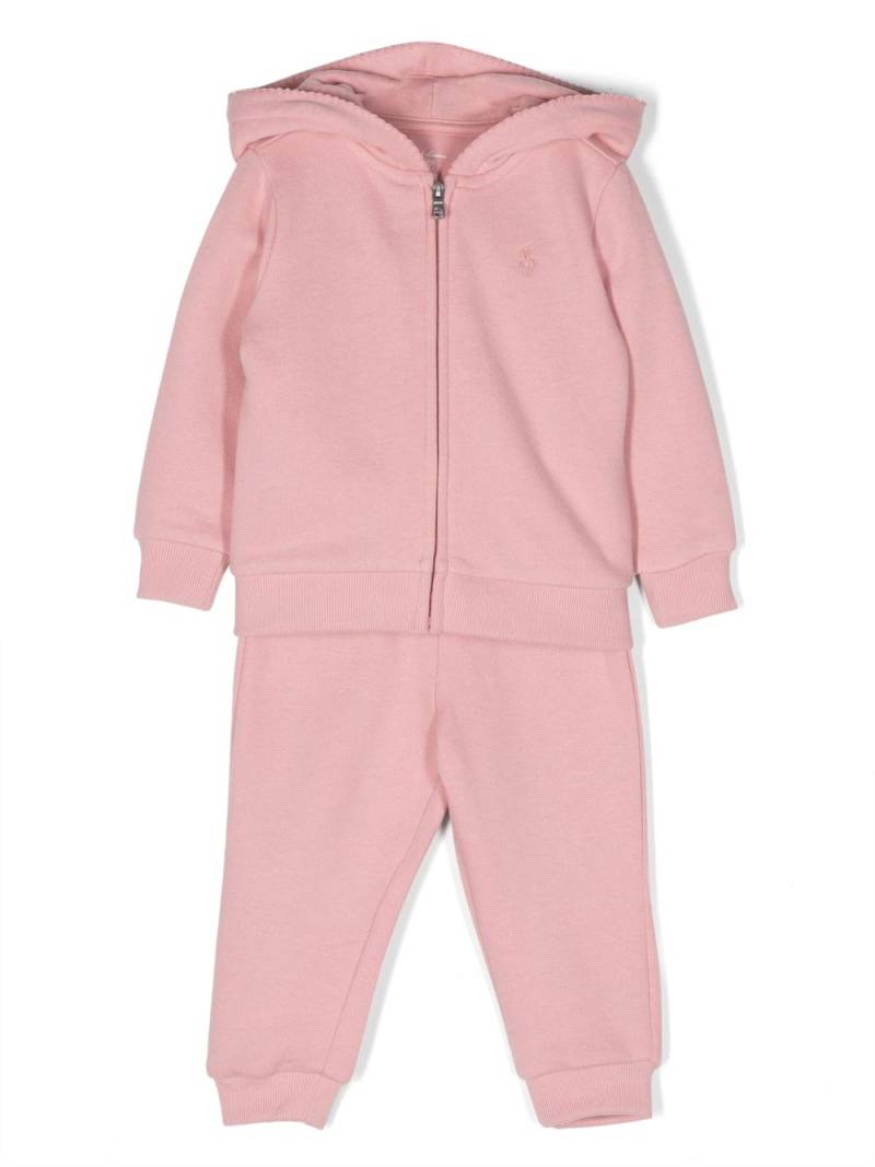 POLO RALPH LAUREN KIDS embroidered-pony tracksuit set - Pink von POLO RALPH LAUREN KIDS