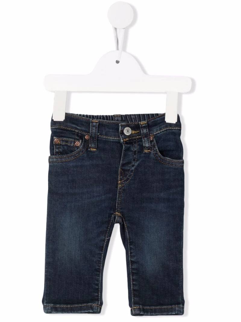 POLO RALPH LAUREN KIDS fadded-effect jeans - Blue von POLO RALPH LAUREN KIDS