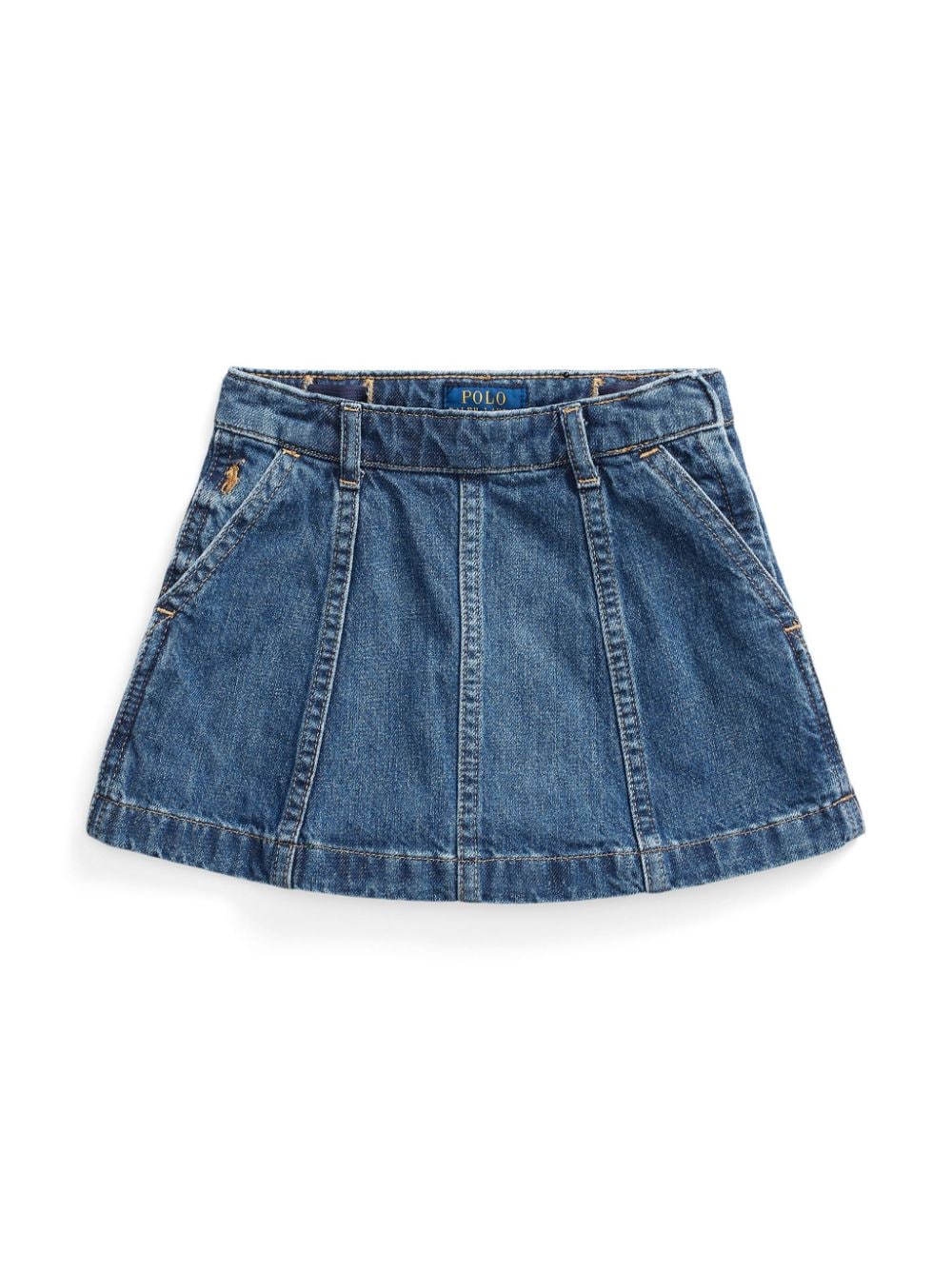 POLO RALPH LAUREN KIDS flared denim miniskirt - Blue von POLO RALPH LAUREN KIDS