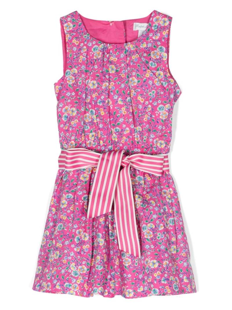 Ralph Lauren Kids floral-print cotton dress (set of two) - Pink von Ralph Lauren Kids