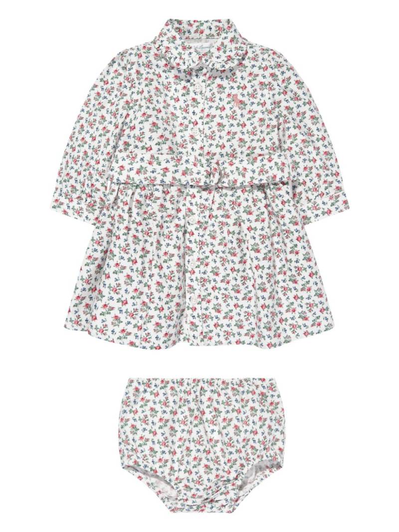 Ralph Lauren Kids floral-print dress set - Neutrals von Ralph Lauren Kids