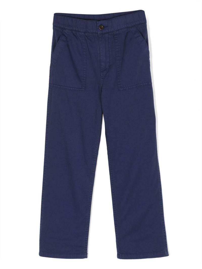 POLO RALPH LAUREN KIDS four-pocket straight-leg trousers - Blue von POLO RALPH LAUREN KIDS