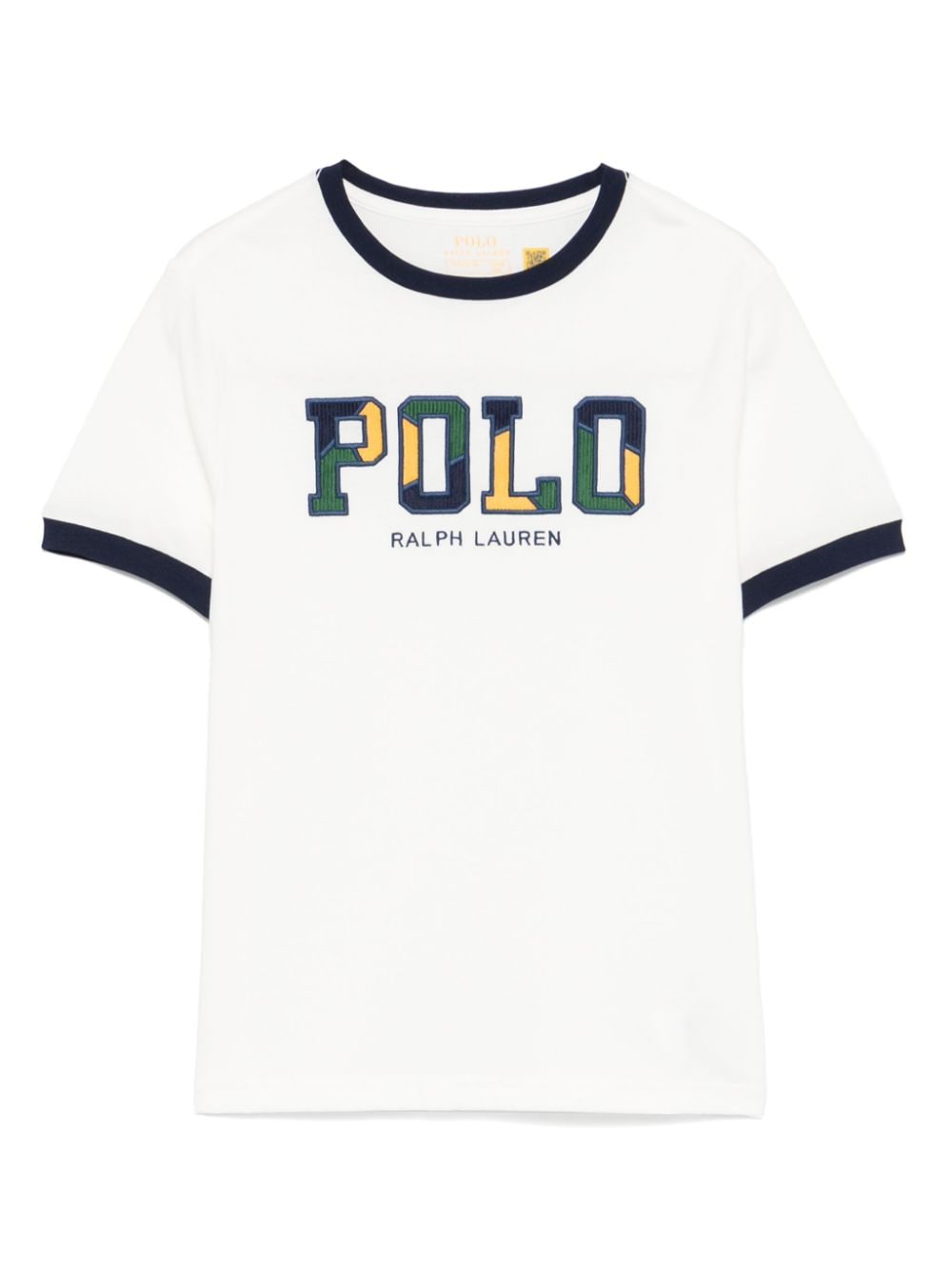 Ralph Lauren Kids logo-embroidered T-shirt - White von Ralph Lauren Kids