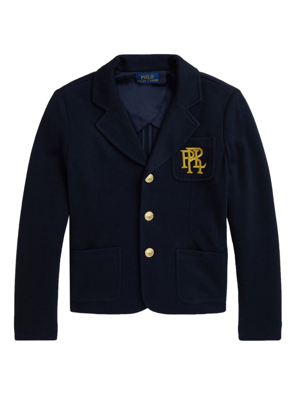 POLO RALPH LAUREN KIDS logo-embroidered blazer - Blue von POLO RALPH LAUREN KIDS