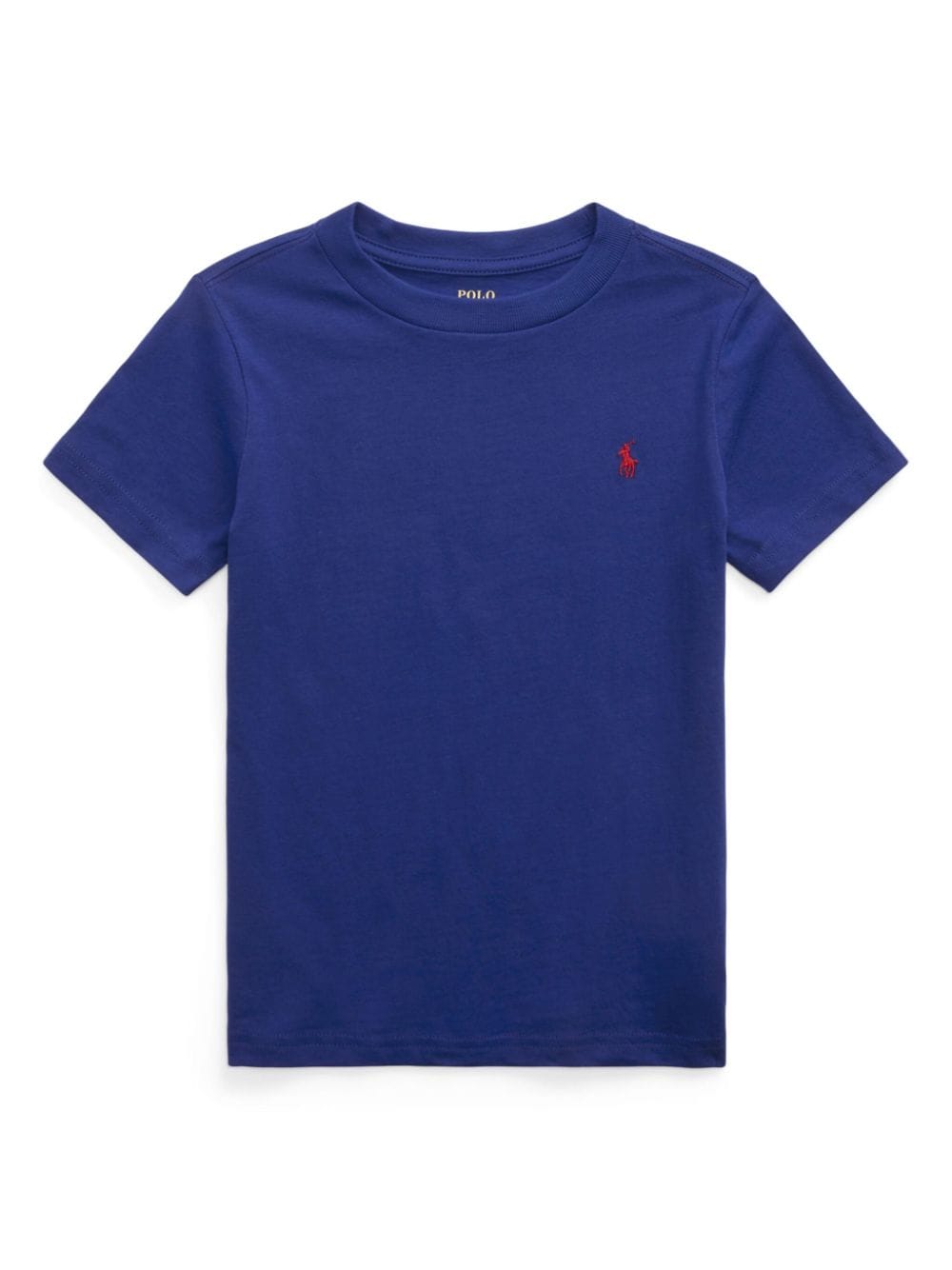 POLO RALPH LAUREN KIDS logo-embroidered cotton T-shirt - Blue von POLO RALPH LAUREN KIDS