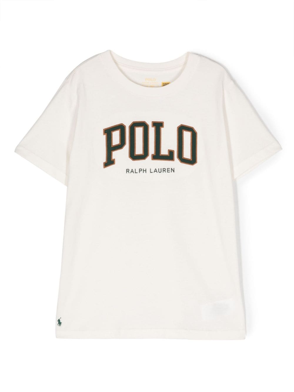 Ralph Lauren Kids logo-embroidered cotton T-shirt - White von Ralph Lauren Kids