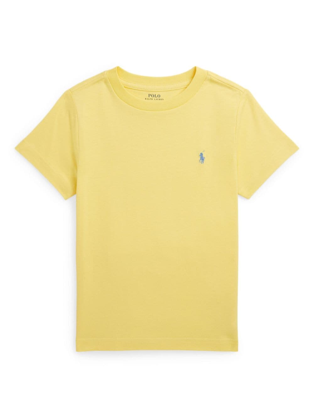 POLO RALPH LAUREN KIDS logo-embroidered cotton T-shirt - Yellow von POLO RALPH LAUREN KIDS