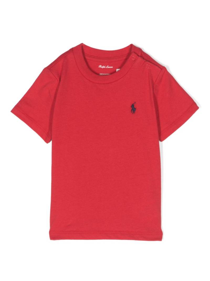 POLO RALPH LAUREN KIDS logo-embroidered cotton T-shirt von POLO RALPH LAUREN KIDS