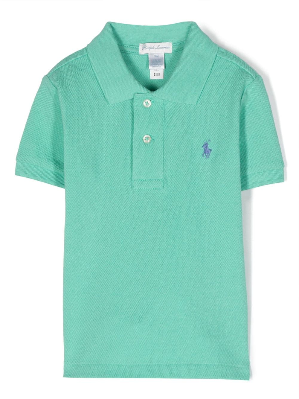 POLO RALPH LAUREN KIDS logo-embroidered cotton polo shirt - Green von POLO RALPH LAUREN KIDS