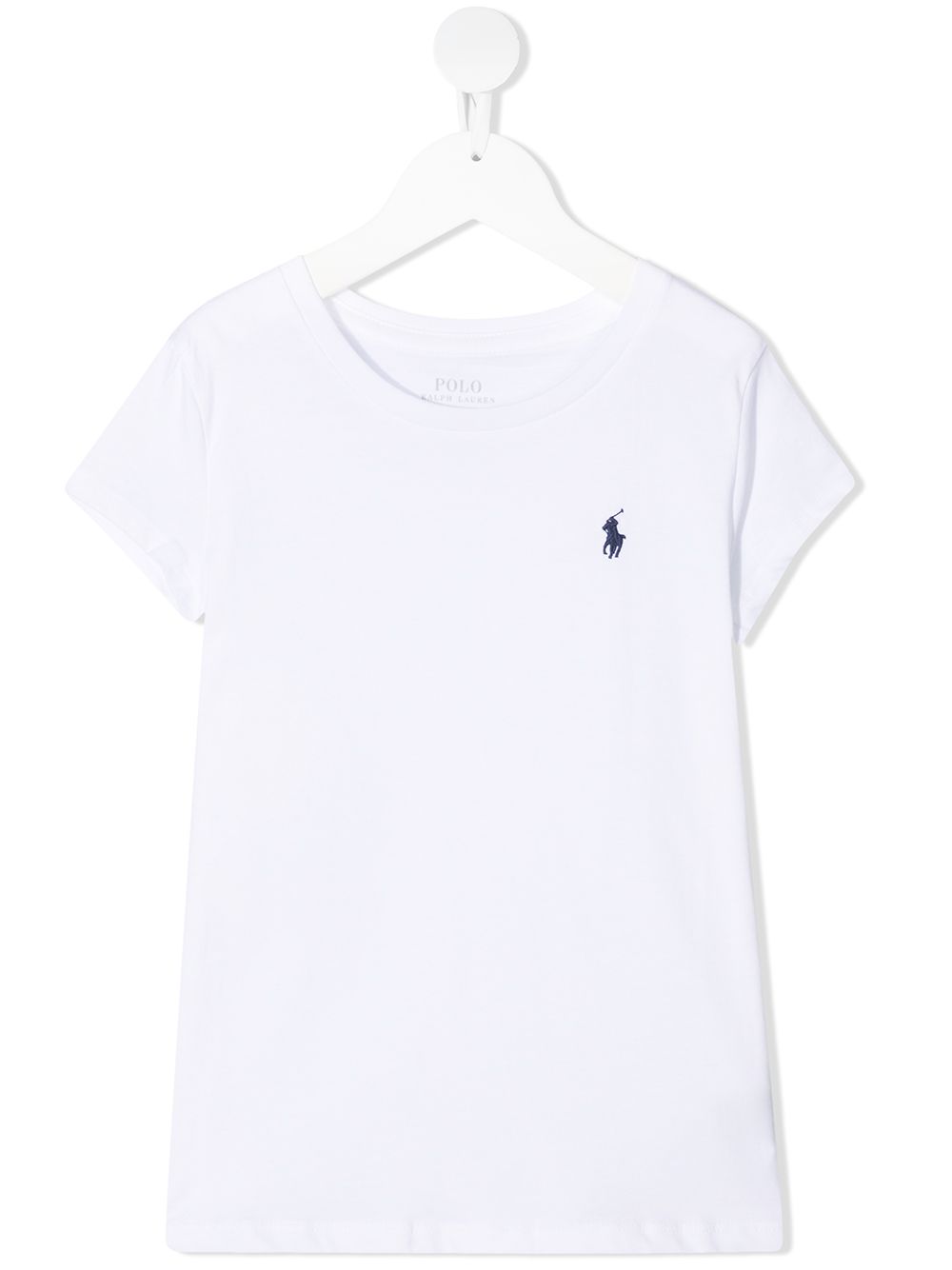 Ralph Lauren Kids logo-embroidered cotton t-shirt - White von Ralph Lauren Kids