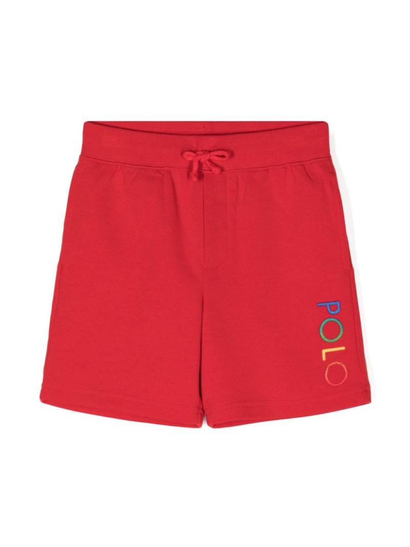 Ralph Lauren Kids logo-embroidered drawstring shorts von Ralph Lauren Kids