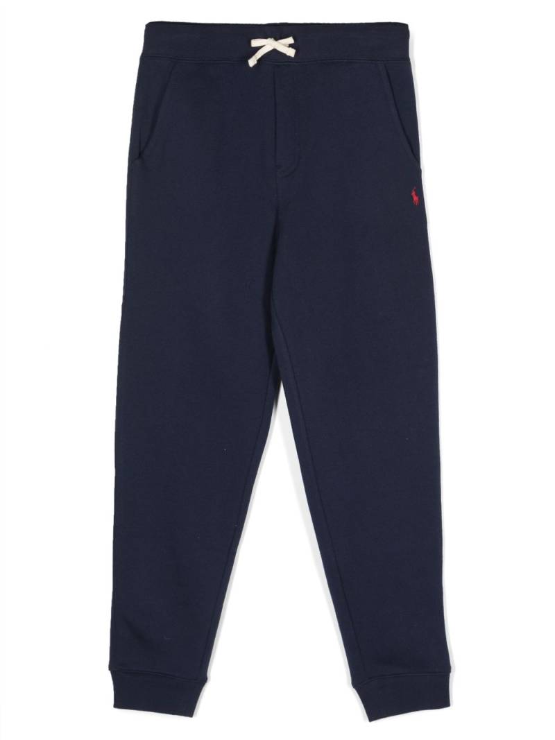 POLO RALPH LAUREN KIDS logo-embroidered drawstring track pants - Blue von POLO RALPH LAUREN KIDS