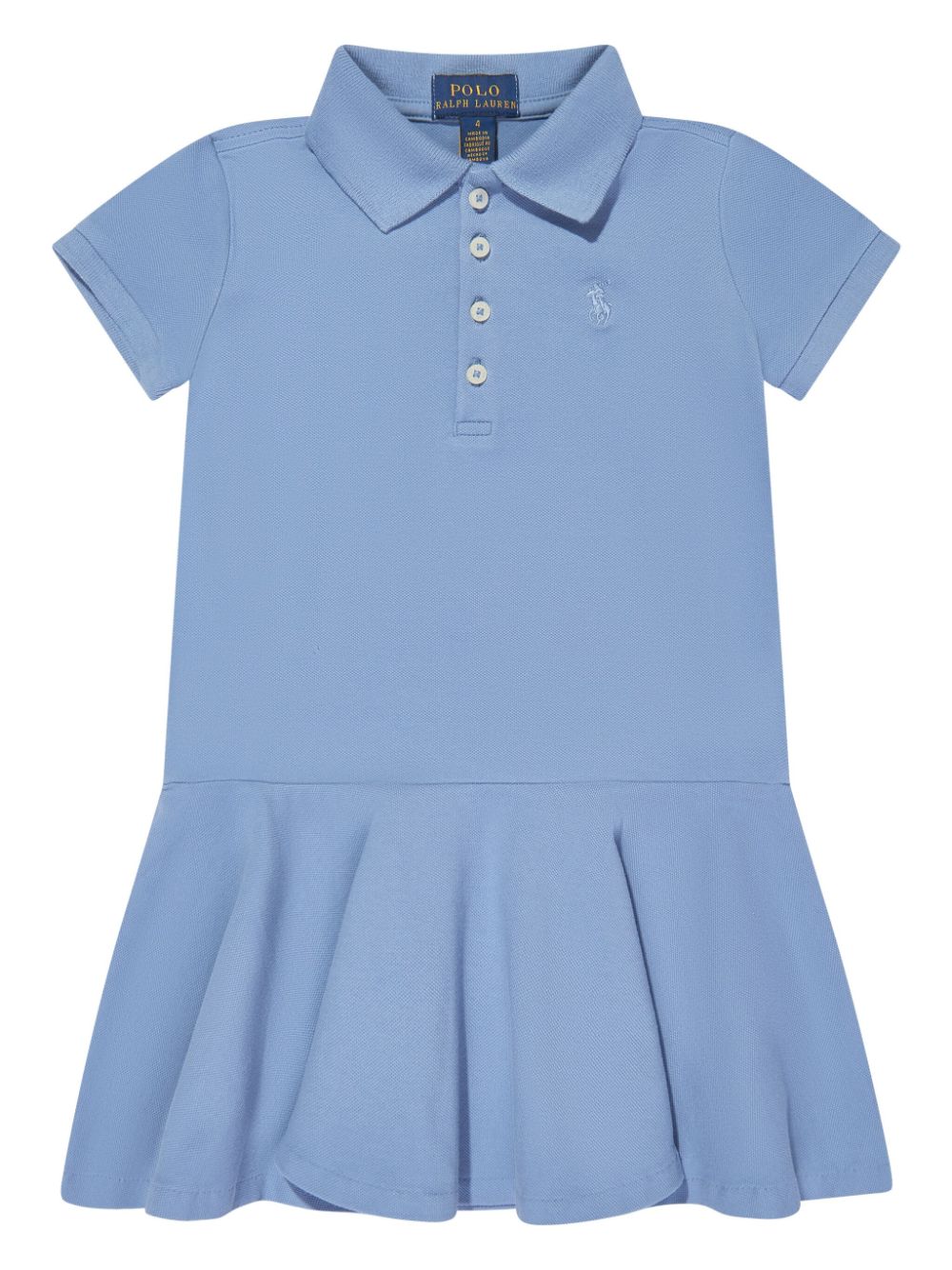 Ralph Lauren Kids logo-embroidered polo dress - Blue von Ralph Lauren Kids