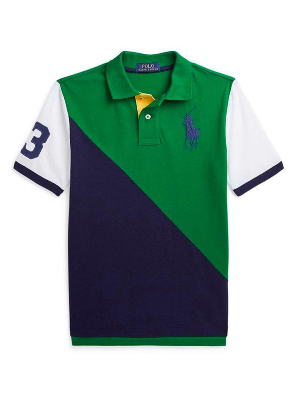 POLO RALPH LAUREN KIDS logo-embroidered polo shirt - Blue von POLO RALPH LAUREN KIDS