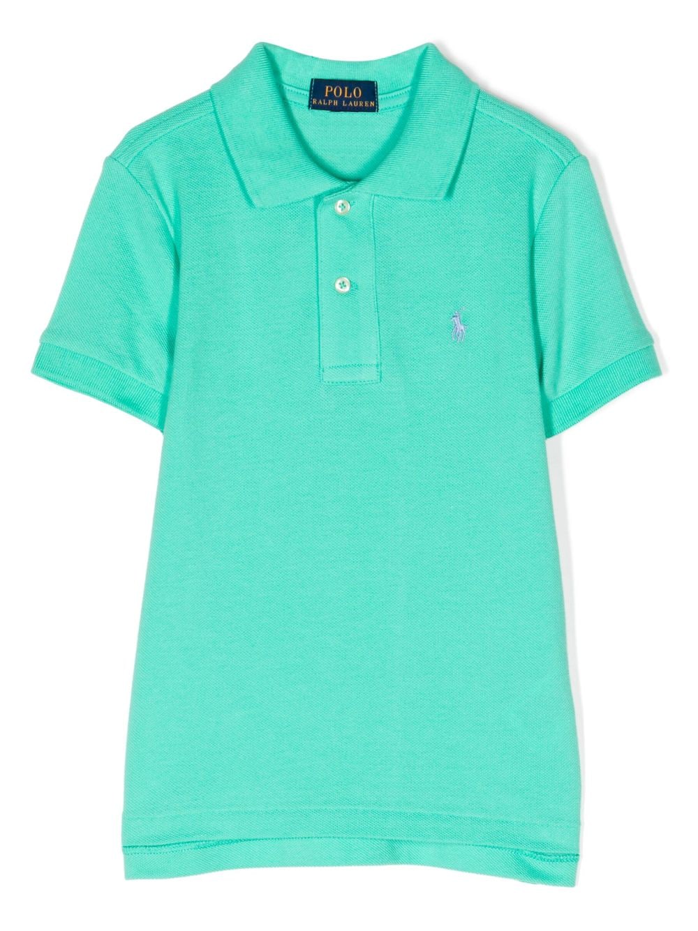 POLO RALPH LAUREN KIDS logo-embroidered polo shirt - Green von POLO RALPH LAUREN KIDS