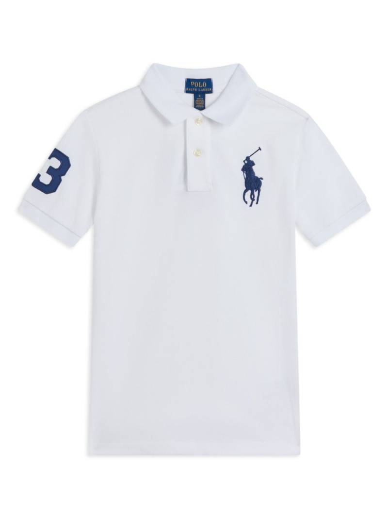 Ralph Lauren Kids logo-embroidered polo shirt - White von Ralph Lauren Kids