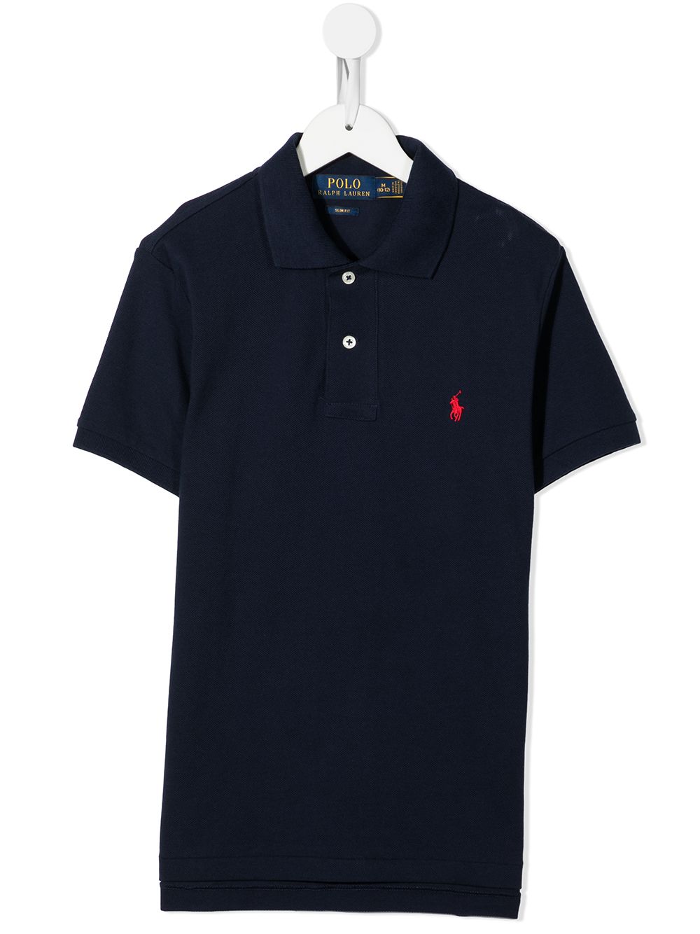 POLO RALPH LAUREN KIDS logo-embroidered short-sleeve polo shirt - Blue von POLO RALPH LAUREN KIDS