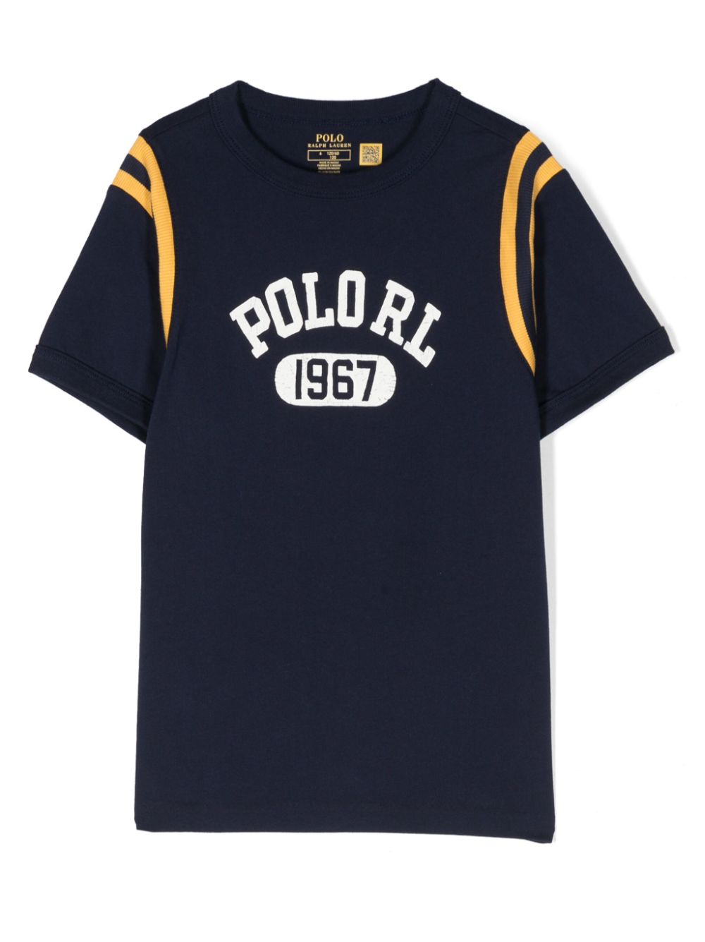 Ralph Lauren Kids logo-print cotton T-shirt - Blue von Ralph Lauren Kids