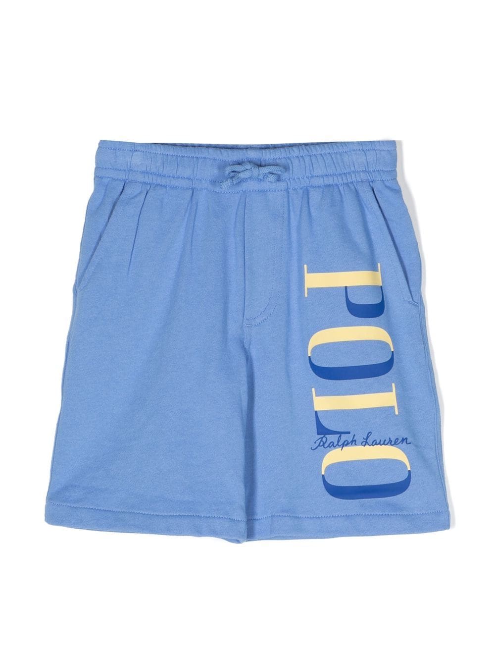 Ralph Lauren Kids logo-print cotton shorts - Blue von Ralph Lauren Kids