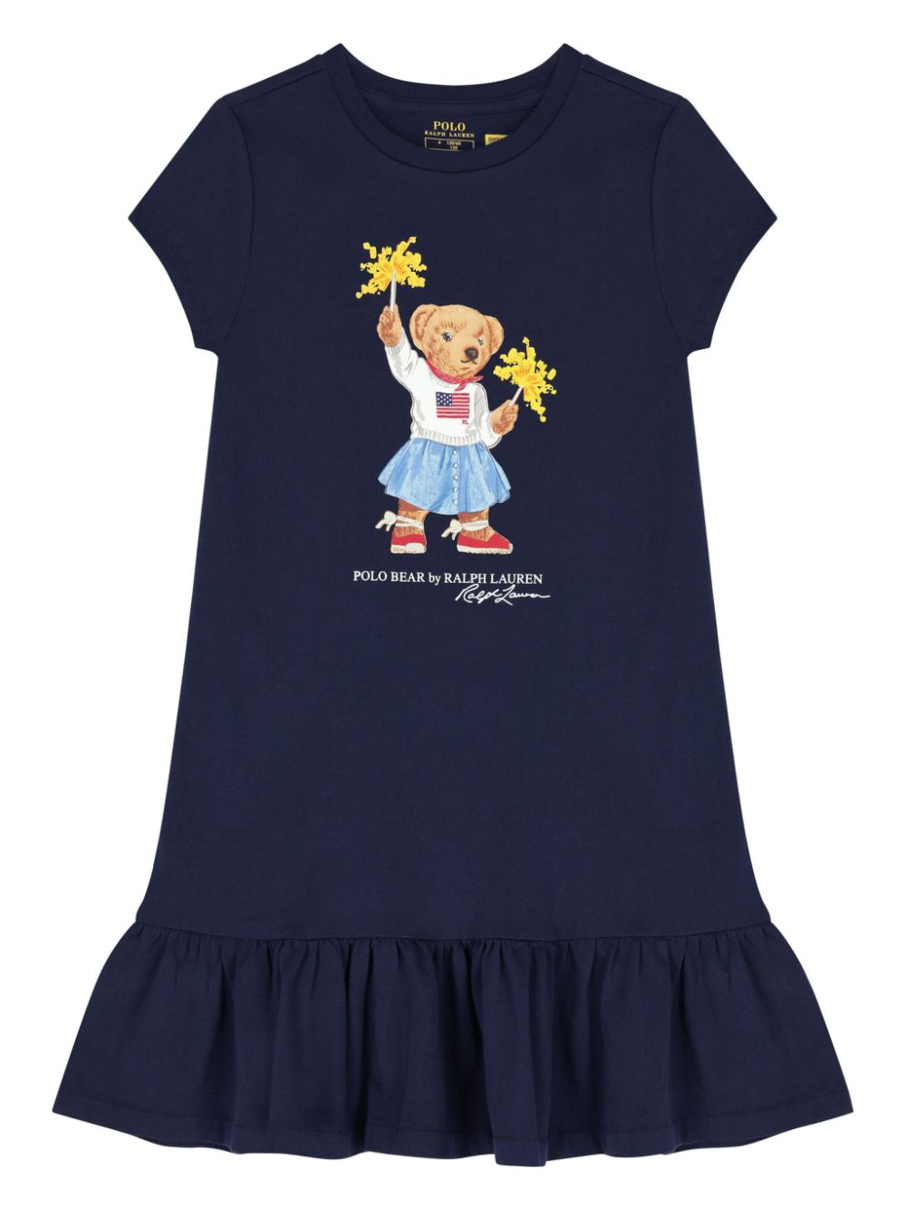 POLO RALPH LAUREN KIDS logo-print dress - Blue von POLO RALPH LAUREN KIDS