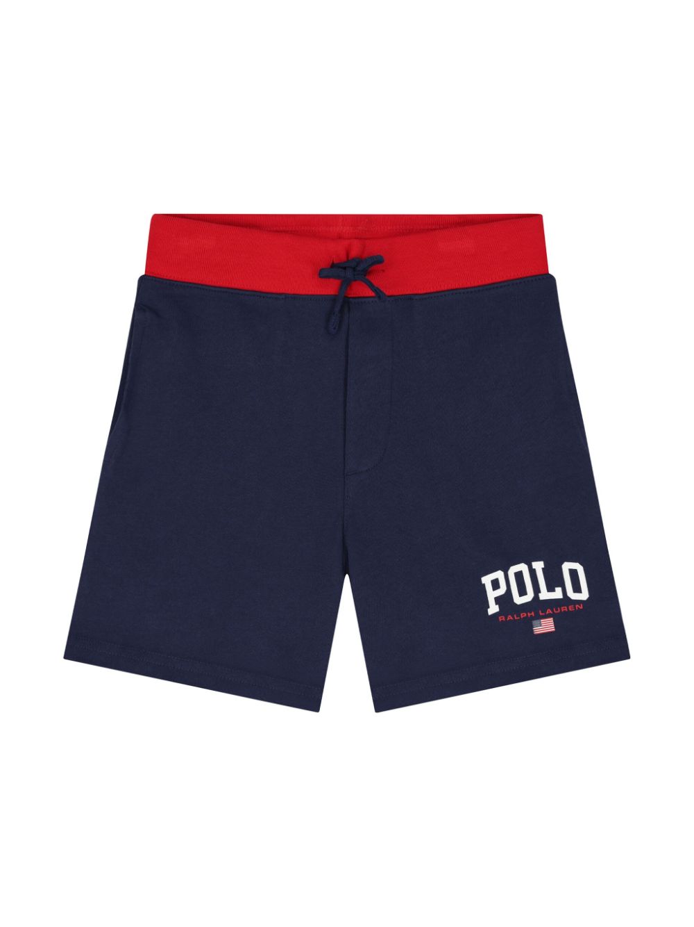 POLO RALPH LAUREN KIDS logo-print shorts - Blue von POLO RALPH LAUREN KIDS