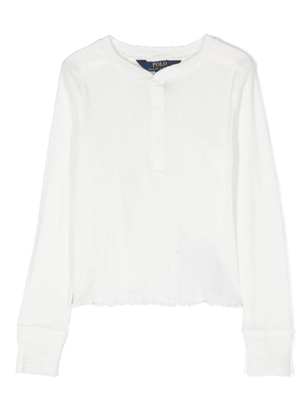 POLO RALPH LAUREN KIDS long-sleeve cotton T-shirt - White von POLO RALPH LAUREN KIDS