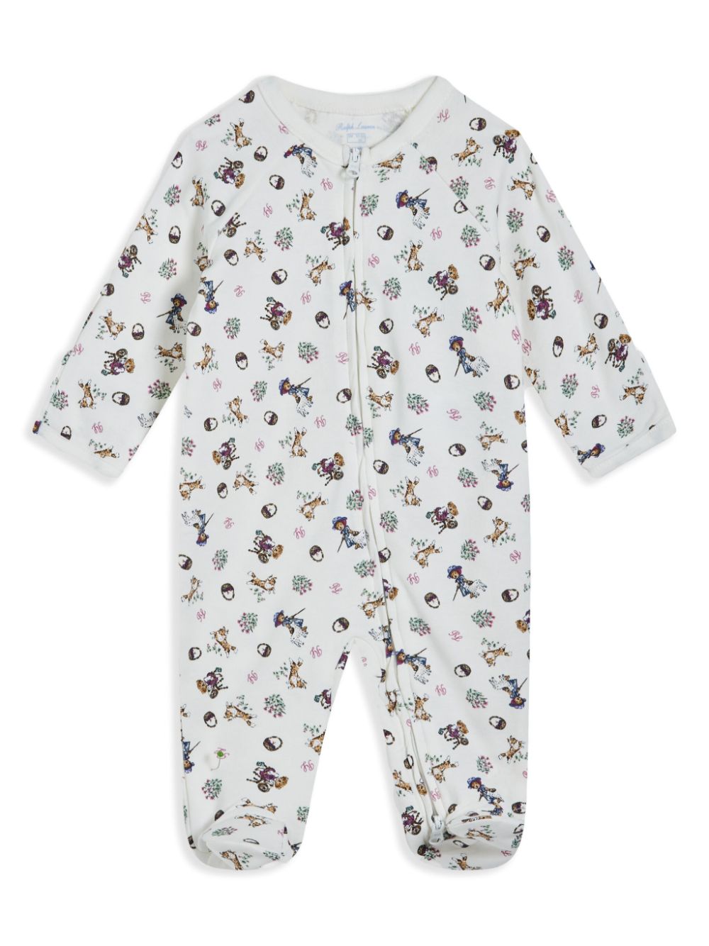 POLO RALPH LAUREN KIDS organic cotton romper - White von POLO RALPH LAUREN KIDS