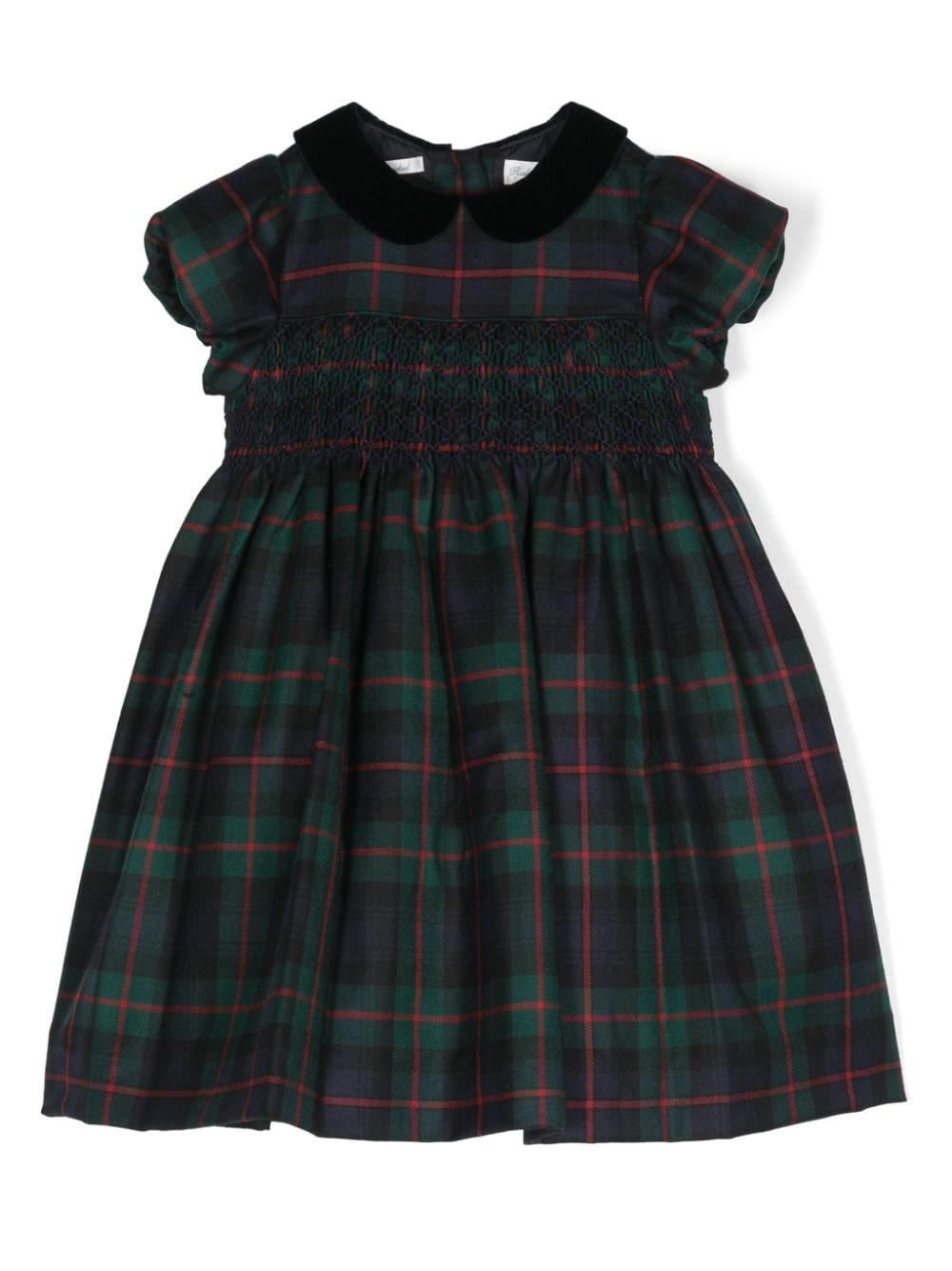 POLO RALPH LAUREN KIDS checked wool dress and bloomers set - Green von POLO RALPH LAUREN KIDS