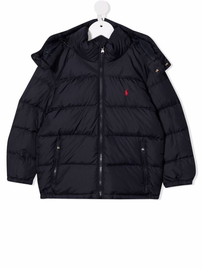 POLO RALPH LAUREN KIDS recycled padded jacket - Blue von POLO RALPH LAUREN KIDS