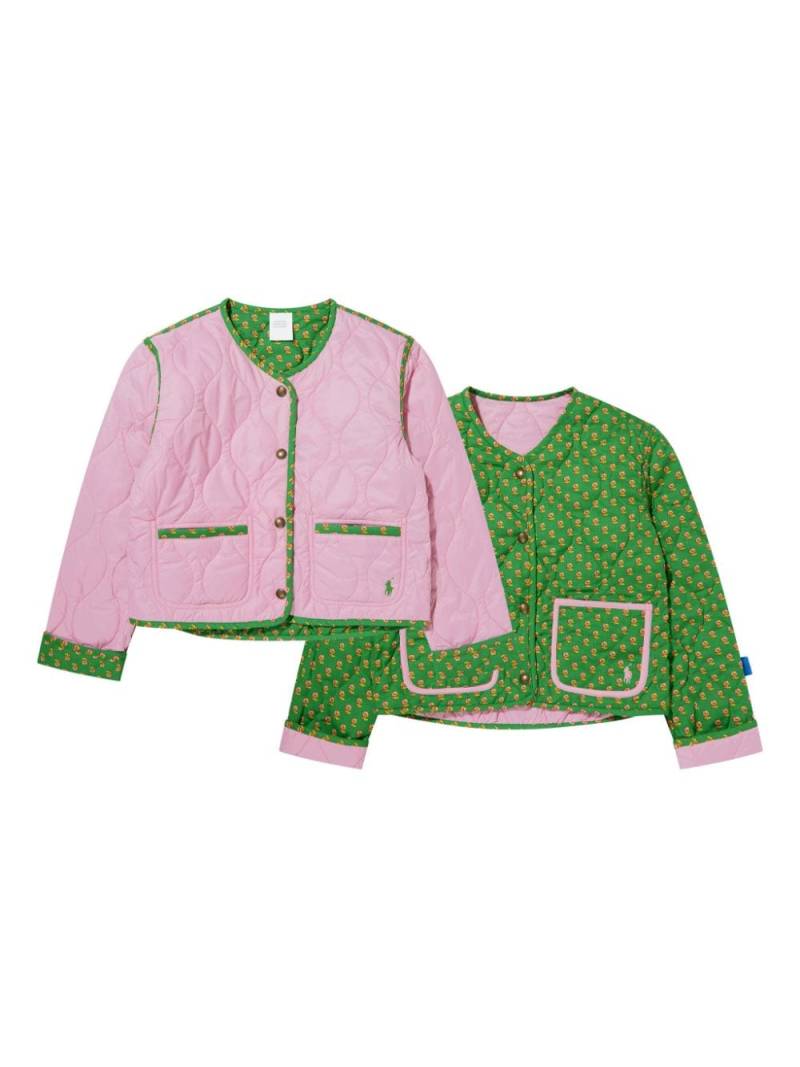 Ralph Lauren Kids reversible quilted jacket - Pink von Ralph Lauren Kids